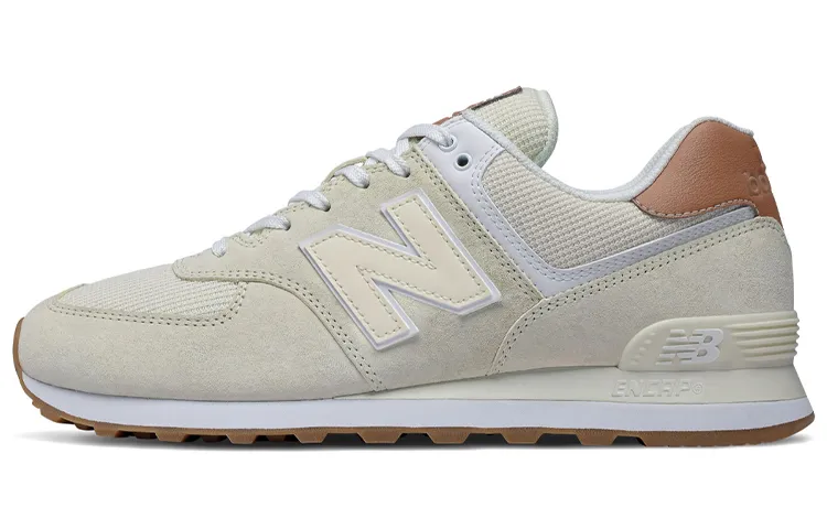 New Balance NB 574 Cushioning Support Coverage Cushioning Support Coverage Low top Marathon Running Shoes Unisex White