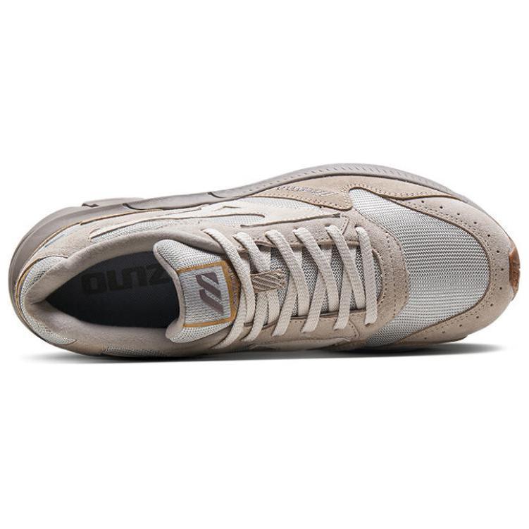 Mizuno Pi Retro Slip Resistant Abrasion Resistant Low top Running Shoes Unisex Light Gray/Stone Gray