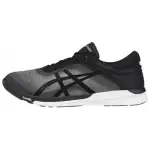 Asics Fuze Lightweight Fabric Low top Running Shoes Men's Black Gray