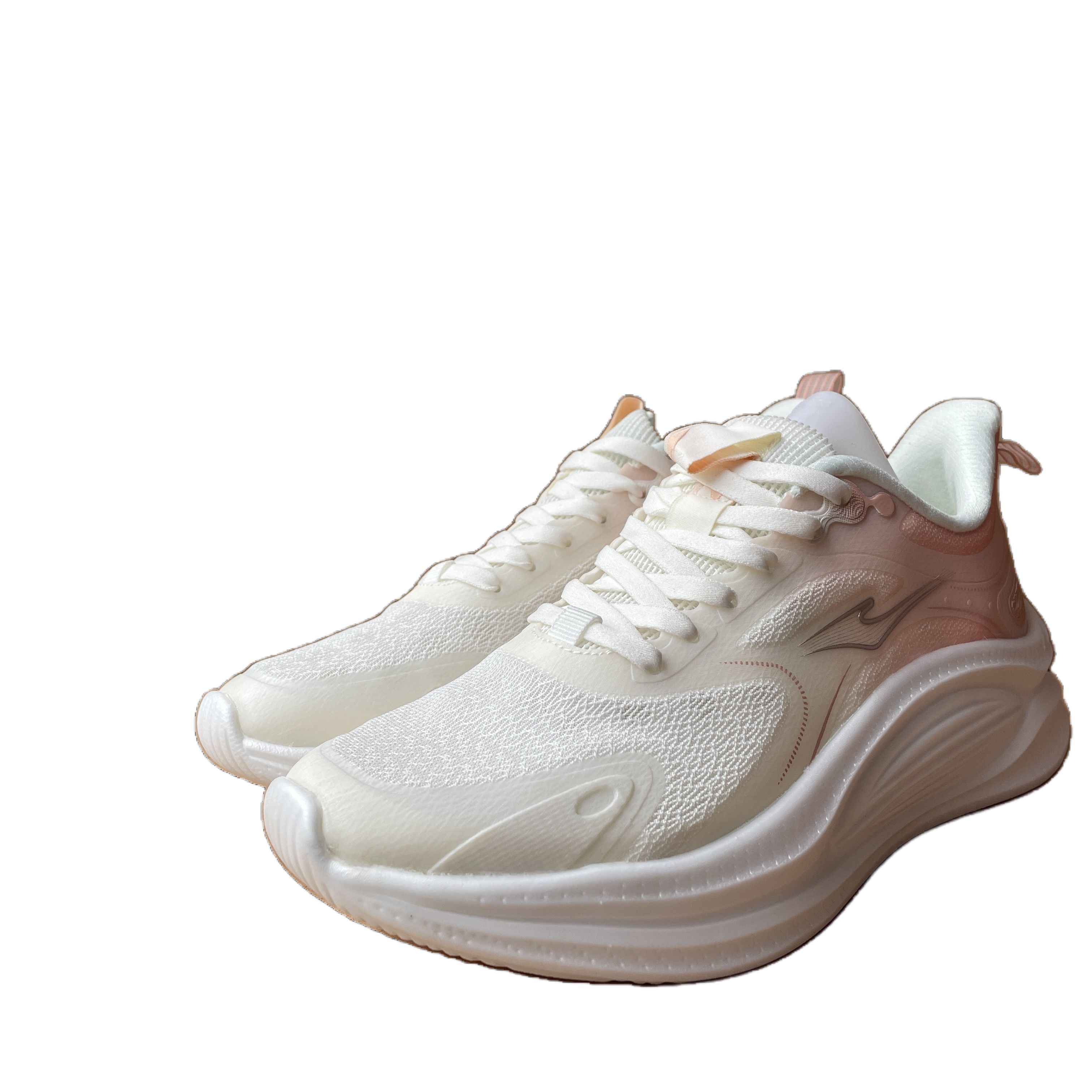 Erke Slip Resistant Abrasion Resistant Running Shoes Women’s Peach
