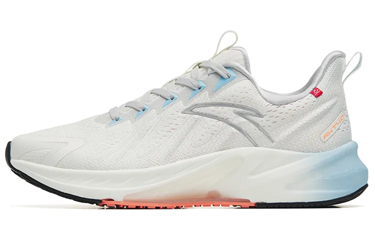 Anta Rocket 4.0 Advanced Training Collection Breathable Low top Running Shoes Women's White Silver Orange