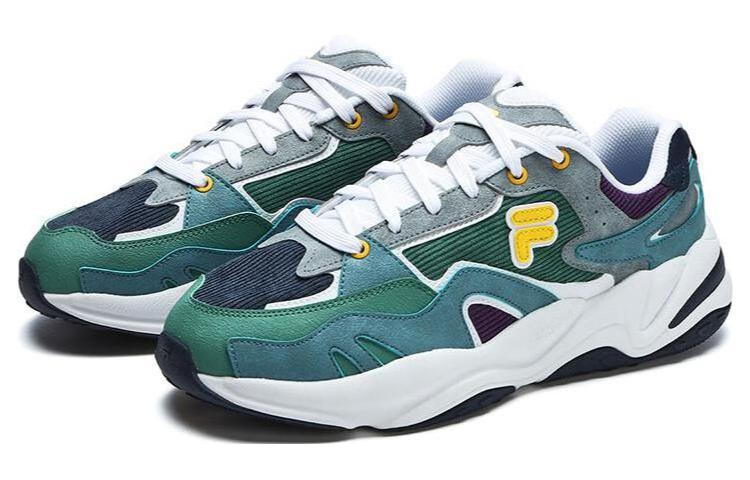 FILA FUSION Flash Textile, Synthetic Leather Low top Running Shoes Men’s Blue Gray