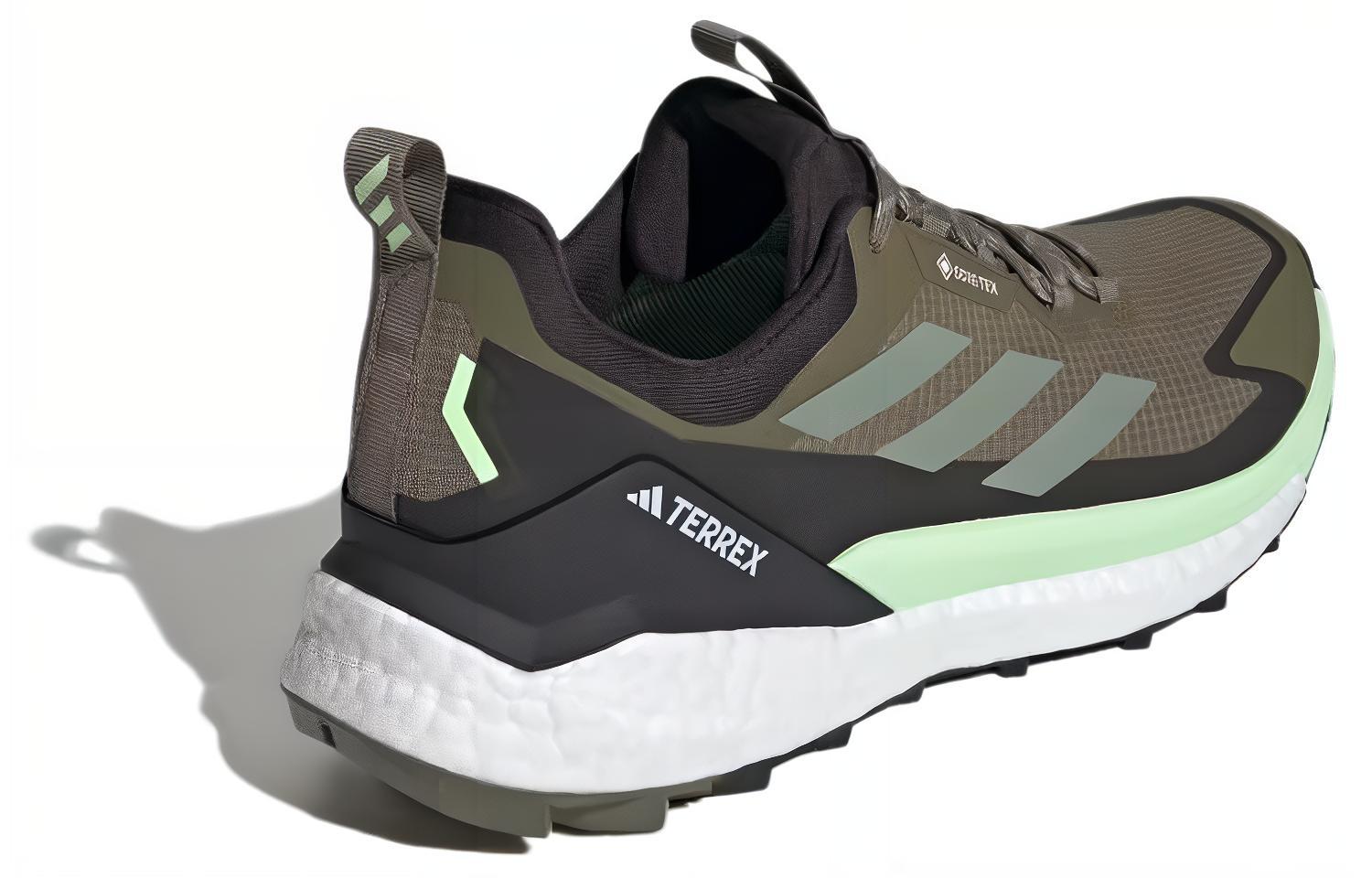 Adidas Terrex Free Hiker 2.0 Low Gore Tex Olive Strata Silver Green Core Black