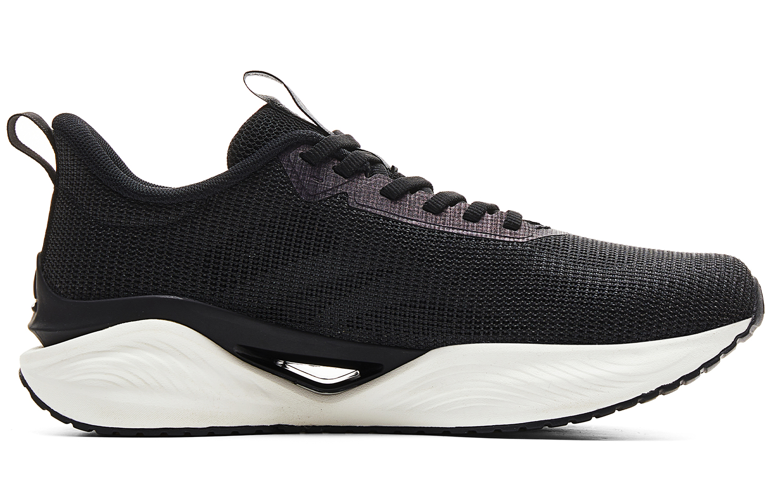 PEAK Cushioning Lightweight Anti Rollover Low top Running Shoes Women’s Black Ivory