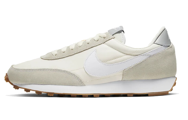 Nike Daybreak qs Waffle Shoes Classic Retro Shock Absorbing Non-Slip Wear Resistant Low Top Casual Urban Commuting Running Shoes Women's Light Ivory