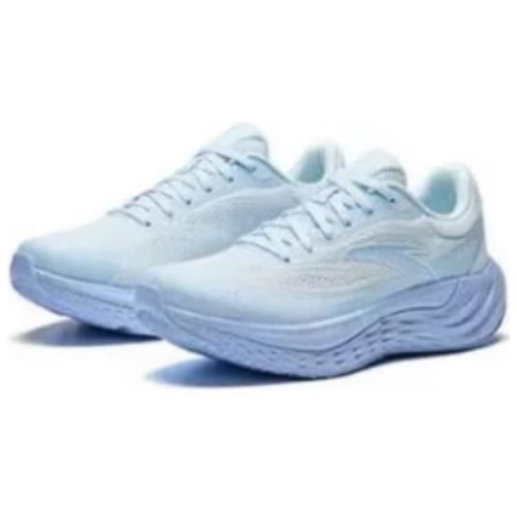 Anta Cushioning Slip Resistant Abrasion Resistant Low top Sprint Running Shoes Women’s Frozen Blue