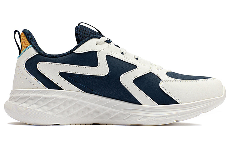 361° Comfortable Cushioning, Wear Resistant Low top Running Shoes Men’s White Blue