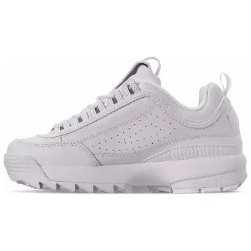 FILA Women's Disruptor 2 Script 'White Chalk Pink'