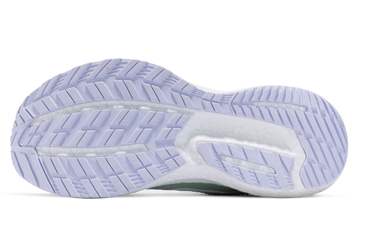Женские кроссовки Saucony Triumph 18 (светло-зеленые) — Светло-зелёный — фото 5
