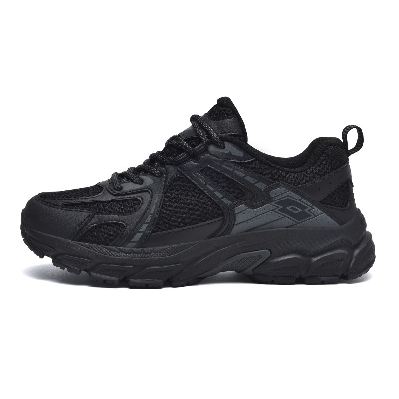 LOTTO Cushioning Slip Resistant Abrasion Resistant Low top Running Shoes Women’s Black