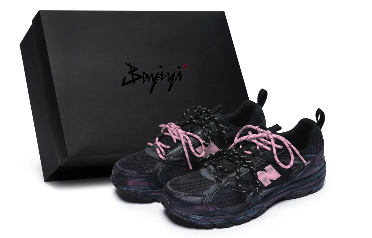 New Balance 408 Slip Resistant Slip Resistant Low top Running Shoes Unisex Black Pink D Width