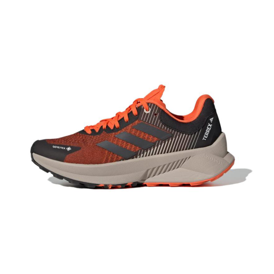 Adidas Terrex Soulstride Flow Gore Tex Core Black Grey Semi Impact Orange Women’s