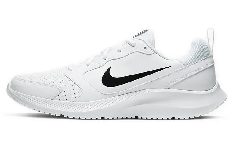 Nike Todos Slip Resistant Lightweight Non slip Lightweight Low top Marathon Running Shoes Unisex White Black