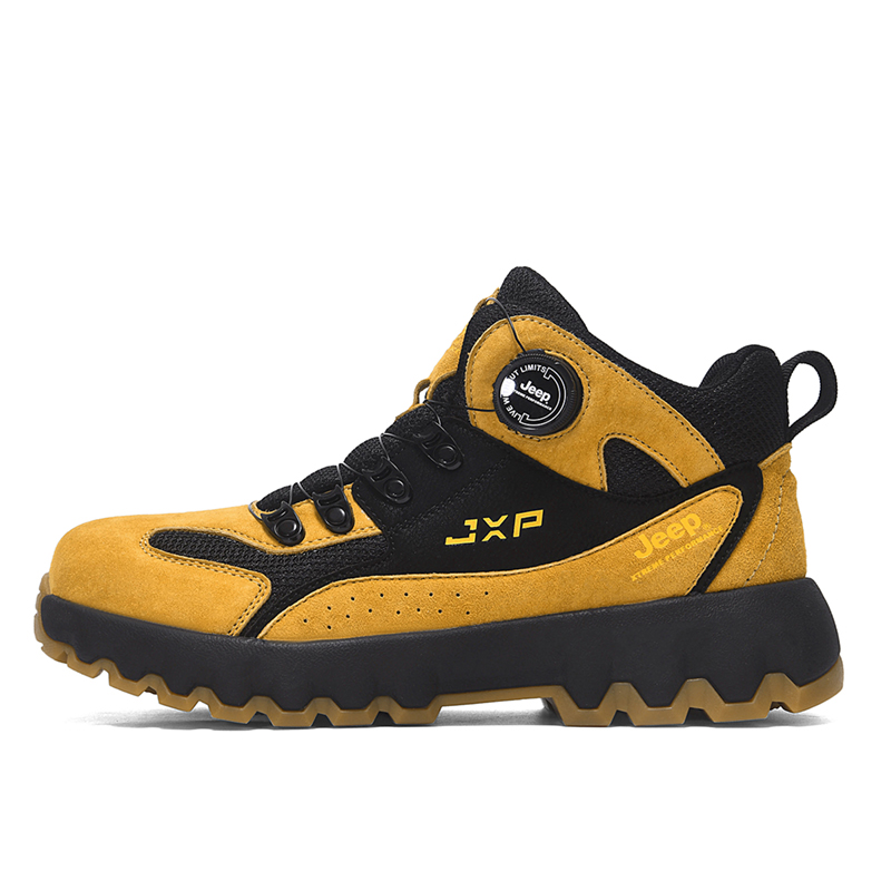 Jeep Mid top Outdoor Shoes Men’s Gold