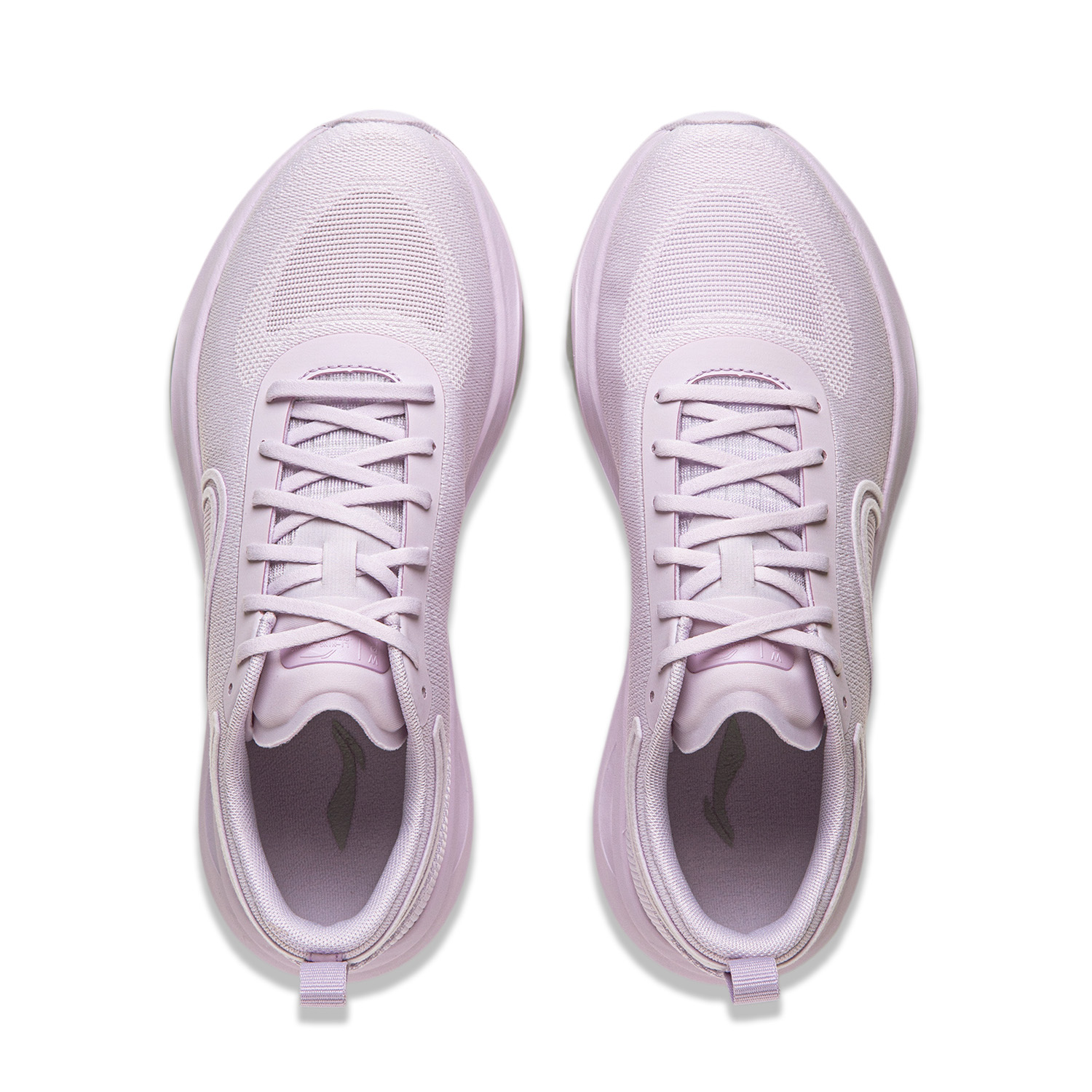 Li Ning Cushioning Slip Resistant Abrasion Resistant Breathable Support Low top Casual Running Shoes Women’s Purple