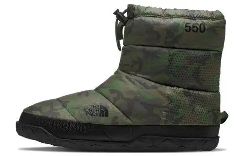 THE NORTH FACE Nuptse Short Outdoor Boots Men's Army Green