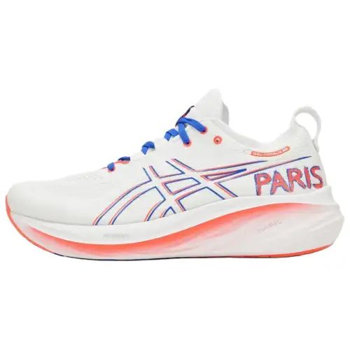 ASICS Gel Nimbus 26 White Sunrise Red