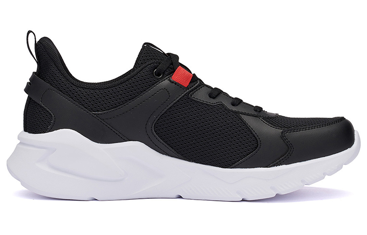 361° Cushioning Slip Resistant Abrasion Resistant Breathable Lightweight Low top Running Shoes Men’s Black Red