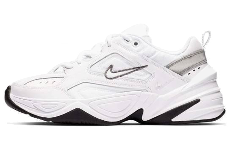 Nike M2K Tekno Tekno толстая Середина винтаж манера нескользящие Низкие туфли для папы женский белый