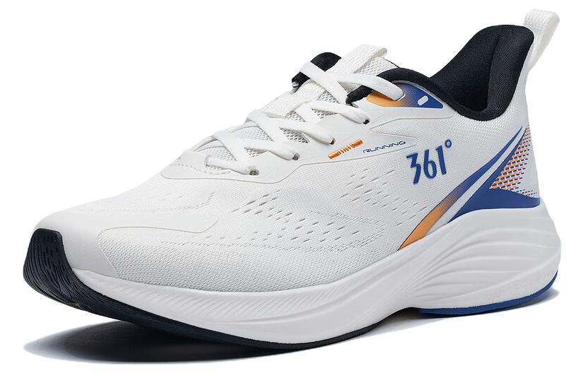 361° Yu Yi Cushioning Slip Resistant Abrasion Resistant Low top Running Shoes Men’s White Blue