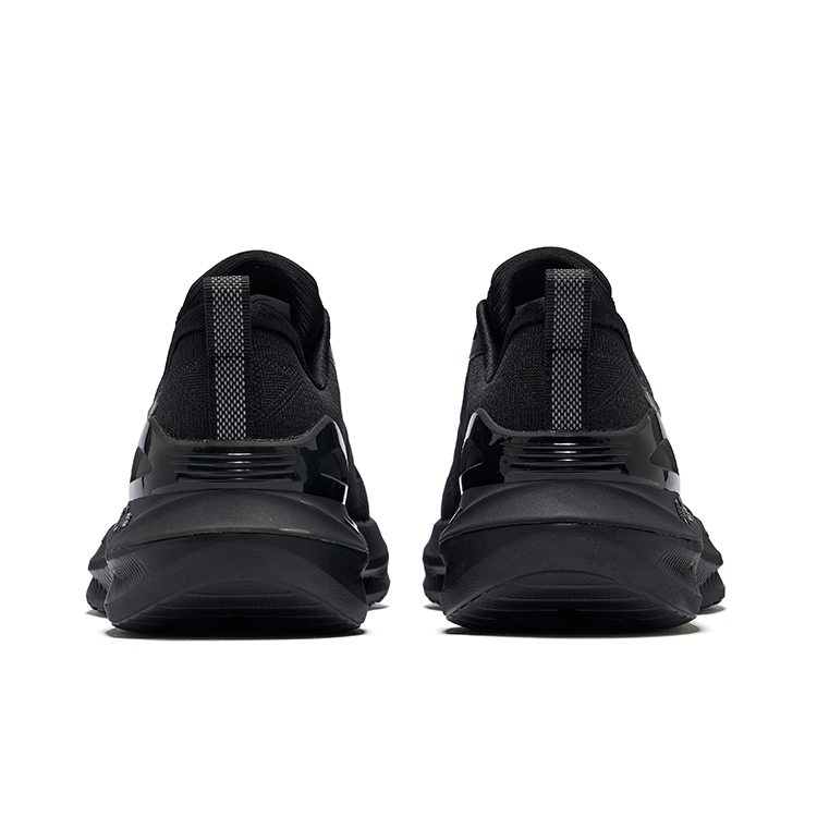 Erke Tianma 3.0 Cushioning Breathable Rebound Low top Training Sprint Running Shoes Men’s Jet Black