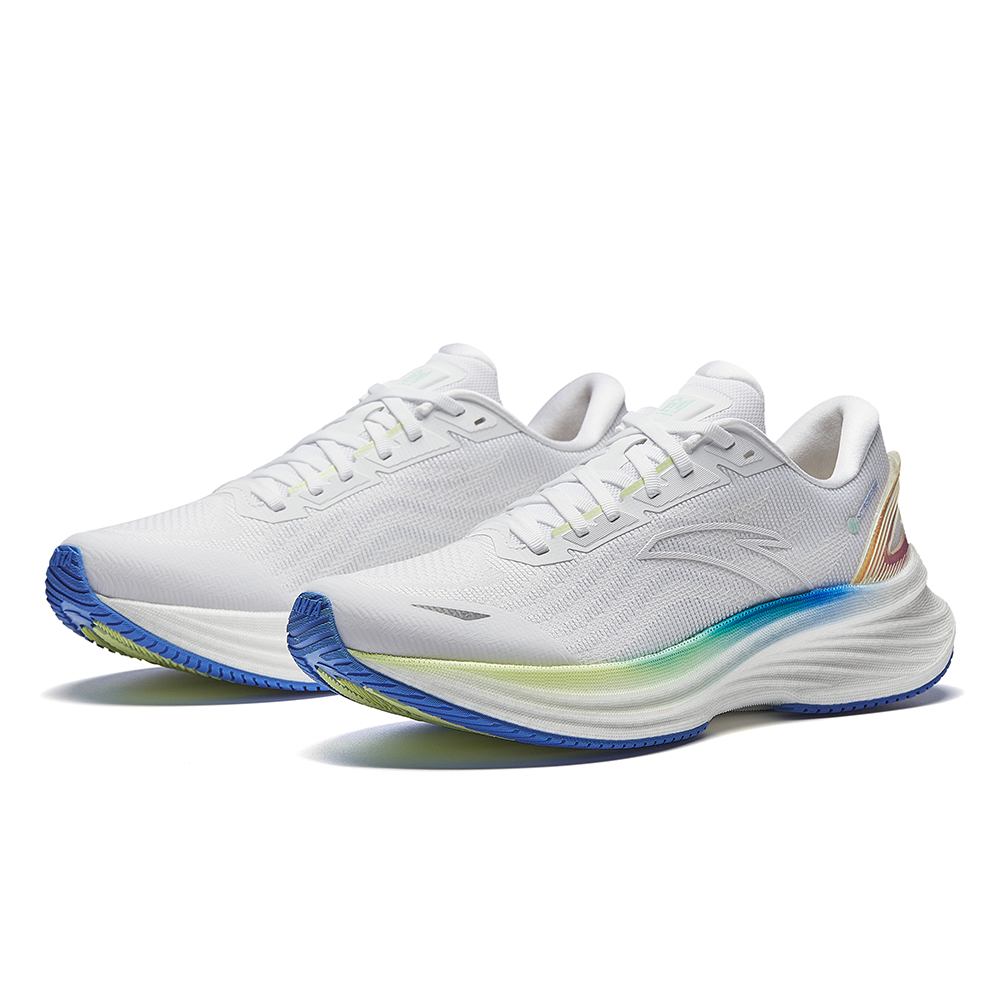 Anta Innovation 5 Slip Resistant, Abrasion Resistant, Breathable Low top Casual Running Shoes Men’s Pure White