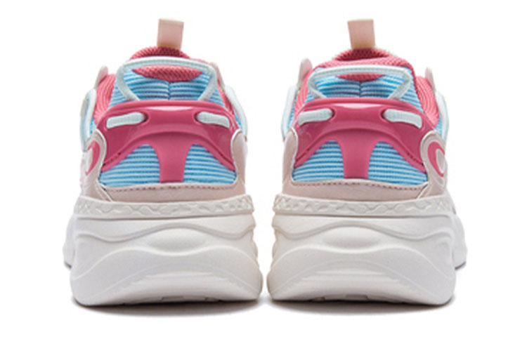 361° Dragon Eyes Running Shoes Women’s Low Top Feather White/Light Blue