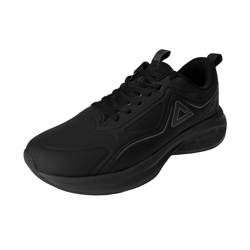 PEAK Taichi Journey Running Shoes Men’s Low Top All Black