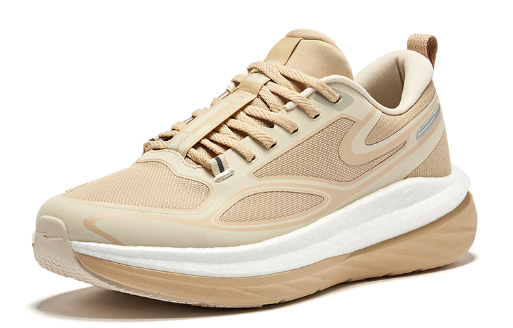 Erke Vertical 2.0 Outdoor Cushioning, Wear Resistant Low top Trail Running Shoes Men’s Oat Warm Linen
