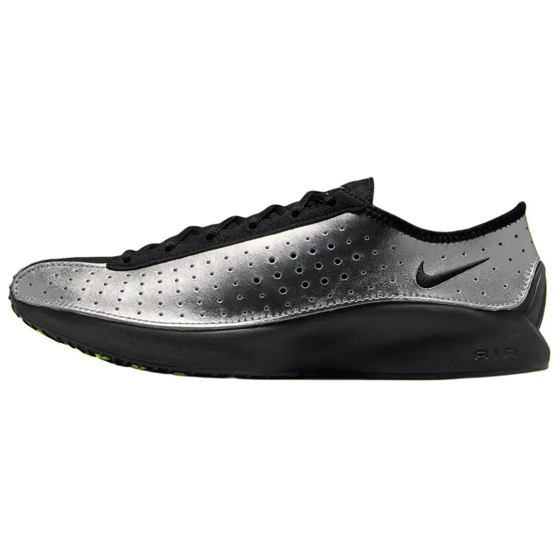 Nike Air Superfly Textile, Leather Breathable Low top Casual Running Shoes Women's Silver