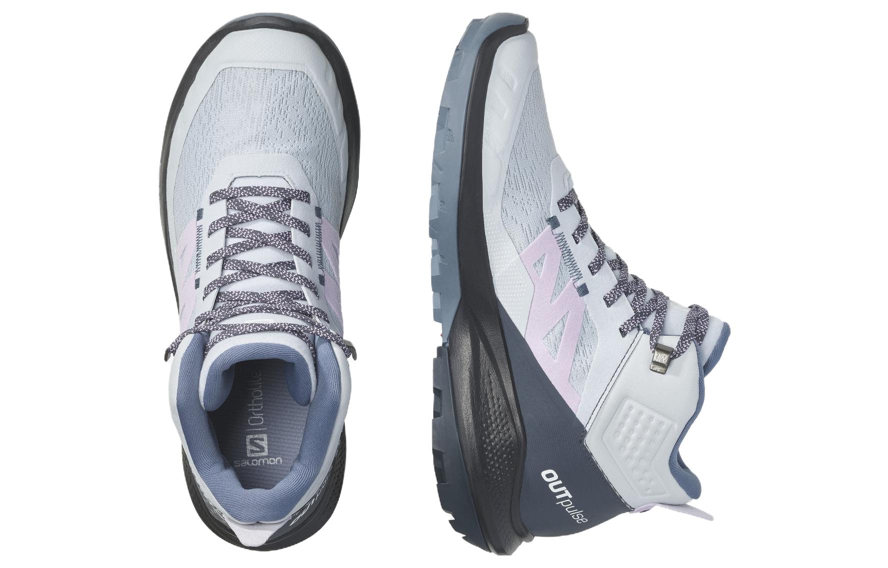 SALOMON Women’s Outpulse Mid GORE-TEX ‘Arctic Ice Orchid Bloom’