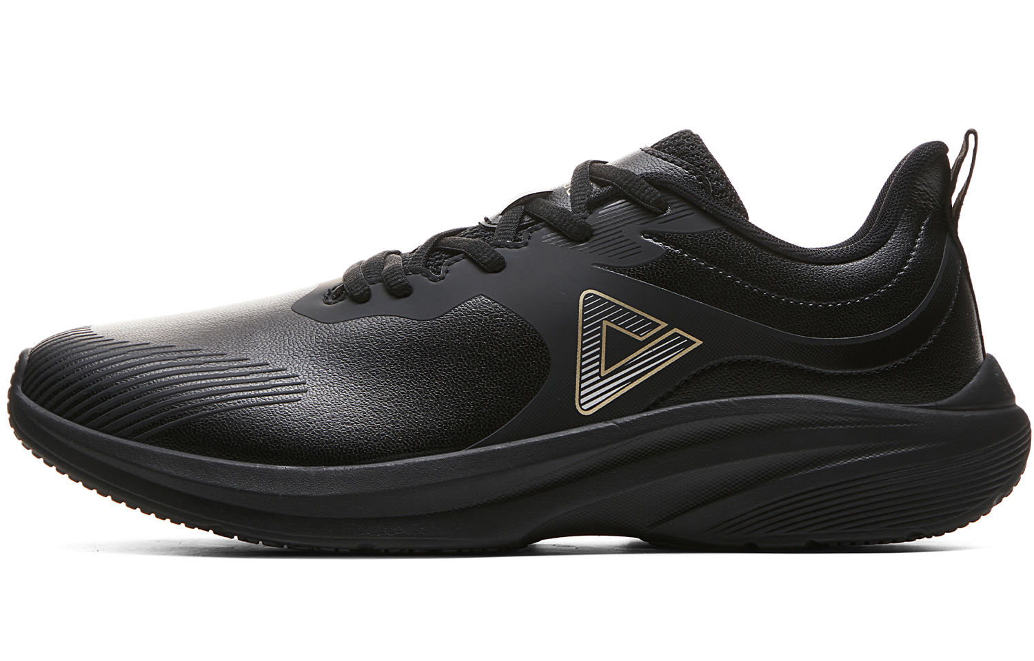 PEAK Qingyi Lightweight Abrasion Resistant Low top Running Shoes Men's Black
