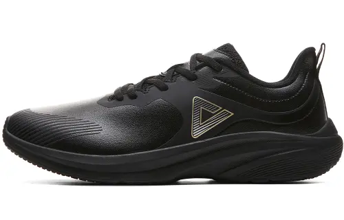 PEAK Qingyi Lightweight Abrasion Resistant Low top Running Shoes Men's Black