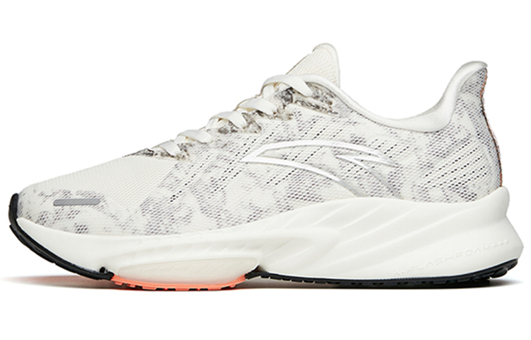 Anta Rocket 3.0 Cushioning Breathable Cushioning Lightweight Low top Running Shoes Women’s White Black