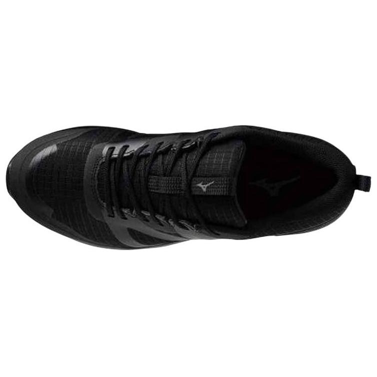Mizuno Slip Resistant Abrasion Resistant Slip Resistant Abrasion Resistant Low top Casual Running Shoes Unisex Black