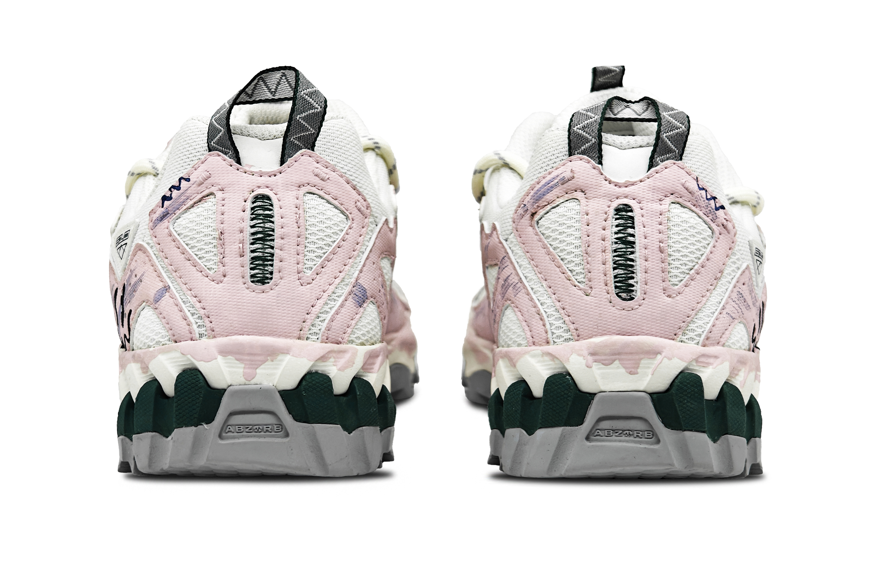 New Balance 610T Heartbeat Of Love Endless Longing Abrasion Resistant Low top Outdoor Shoes Unisex White Pink