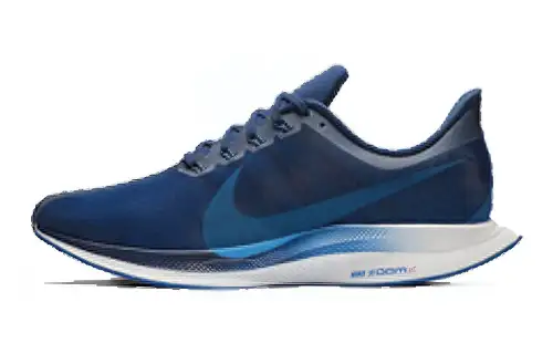 Nike Pegasus 35 Turbo Navy Blue Round-toe lace-up non-slip lightweight low-top running shoes Men's Navy blue