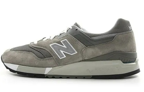 New Balance 997.5 series retro sports mesh reverse fur fabric low top running shoes men's gray black