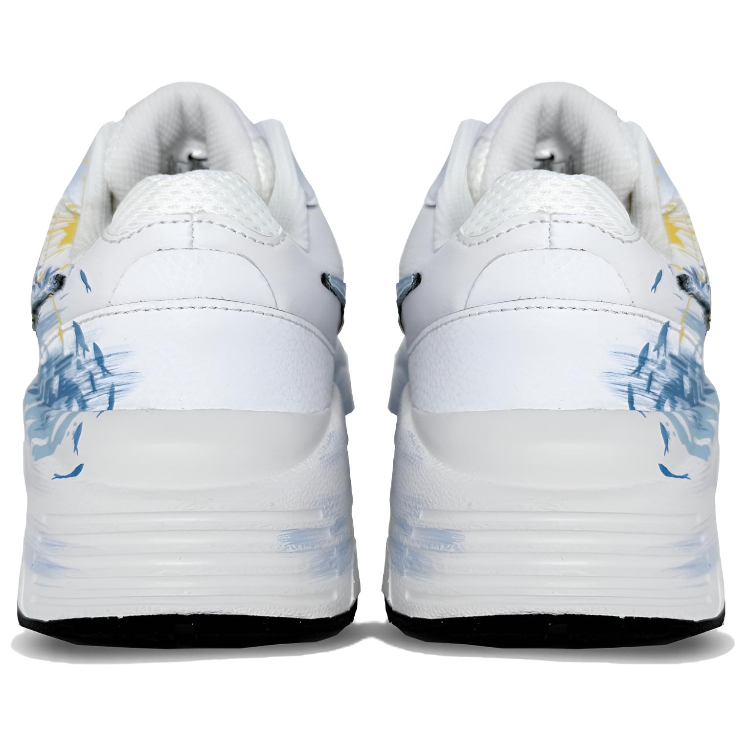 Nike Air Max Fusion Abrasion Resistant Abrasion Resistant Low top Running Shoes Men’s Blue White