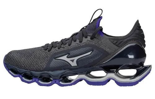 Mizuno Wave Prophecy X Running Shoes Men's Low Top Black/Purple