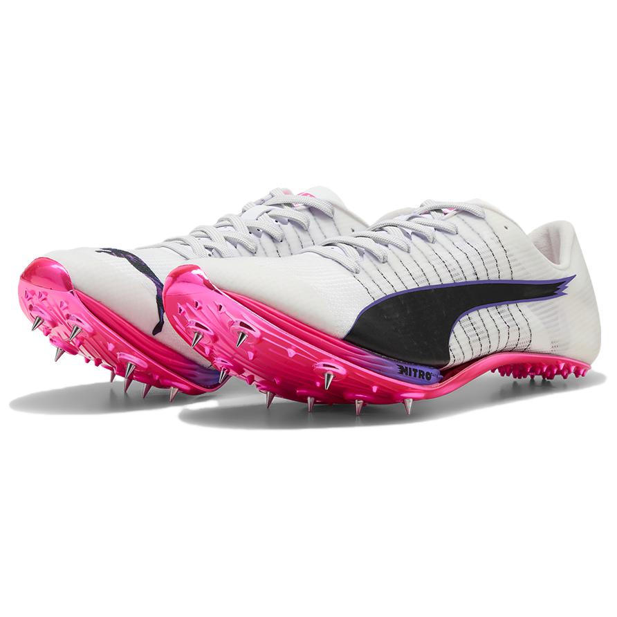 PUMA Nitro 400 Abrasion Resistant Low top Running Shoes Unisex White