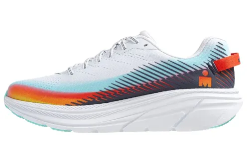 HOKA ONE ONE Rincon 2 Running Shoes Women's Low Top White/Blue/Orange