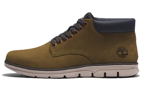 Timberland Bradstreet Leather Chukka Boots 'Olive Nubuck'