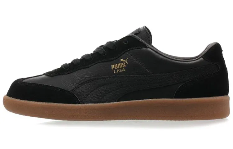 PUMA Liga Leather Retro Shoe Black