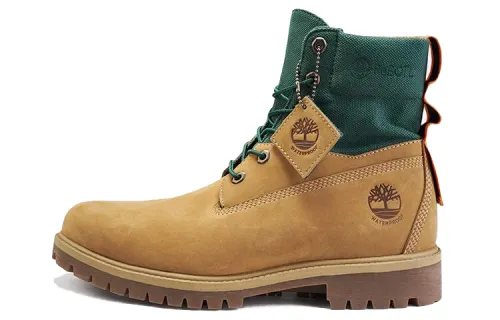Timberland 6 Inch Premium Waterproof ReBOTL Wide Fit Boot 'Wheat Nubuck And Fabric'