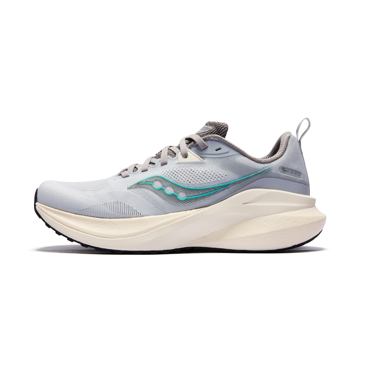 Saucony Slip Resistant Abrasion Resistant Slip Resistant Abrasion Resistant Low top Casual Running Shoes Men’s Gray