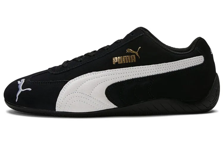 PUMA Speedcat Cushioning Slip Resistant Abrasion Resistant Low top Running Shoes Women's Black White