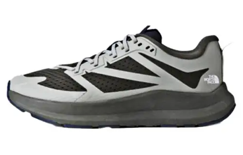 THE NORTH FACE Comfortable Slip Resistant Abrasion Resistant Low top Running Shoes Unisex Gray