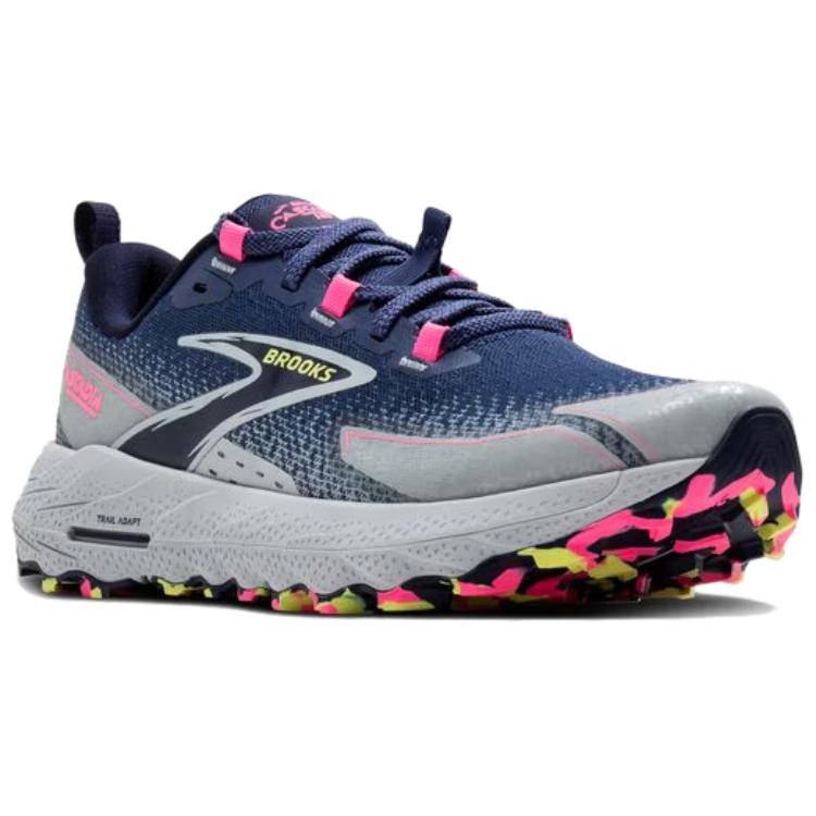 Brooks Cascadia18 Comfortable Low top Running Shoes Women’s Blue Gray
