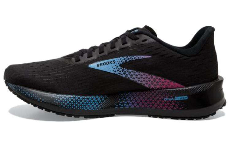 Brooks Hyperion Tempo Cushioning, Wear Resistant Low top Casual Running Shoes Women's Black Blue Red